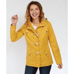 Fat Face Duffle Raincoat Jacket, Dandelion‎ Yellow US size 4